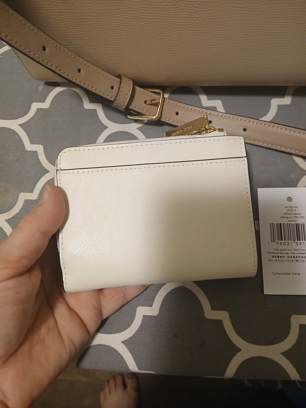 kate spade structured pebble
